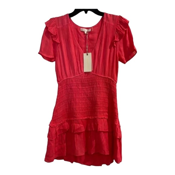 LoveShackFancy Pink Mini Dress - Picture 4 of 8